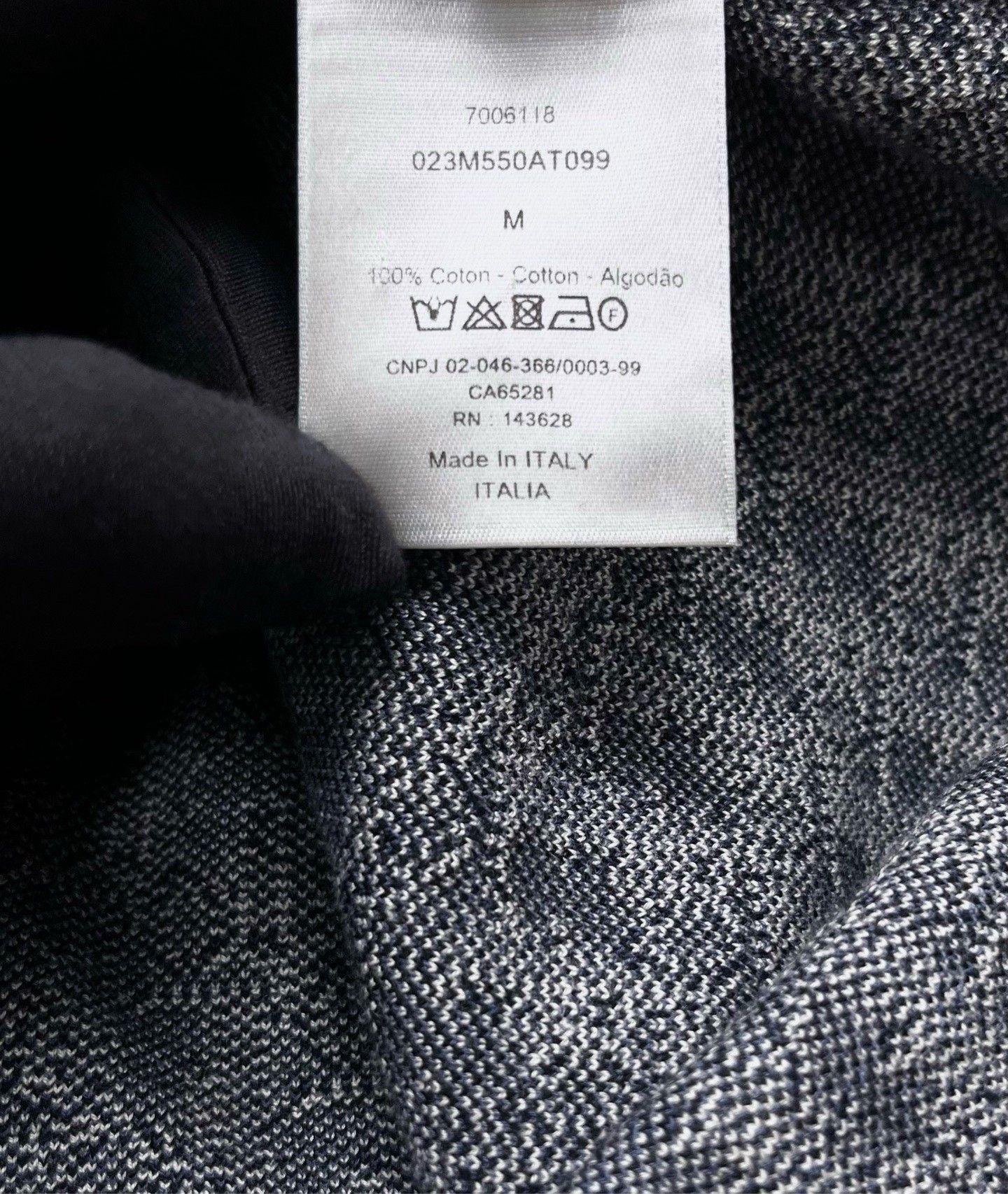 Dior Dior Monogram Cotton Long-Sleeve Shirt Size US M / EU 48-50 / 2 - 2 Thumbnail