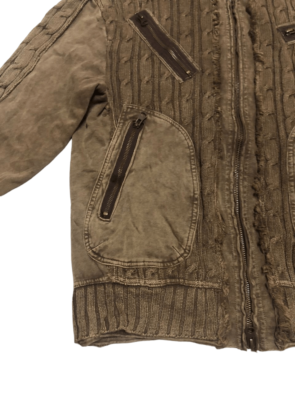 Beams Plus 🇯🇵Beams Multipocket Hoodie Knit Faded Brown Size US M / EU 48-50 / 2 - 8 Thumbnail