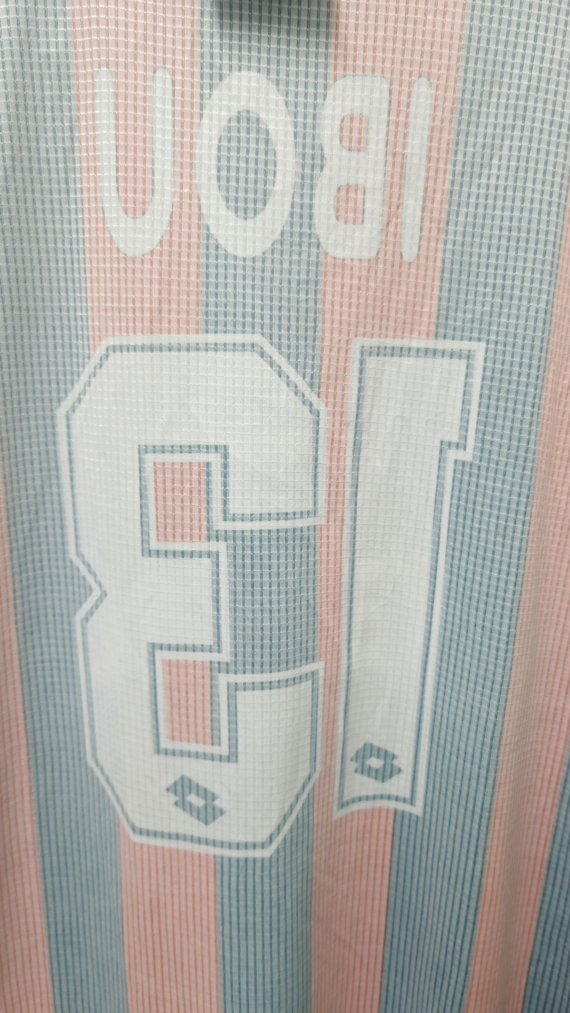 Lotto Sport Vintage Player Issue AC Milan IBOU 13 Jersey Size US L / EU 52-54 / 3 - 16 Thumbnail