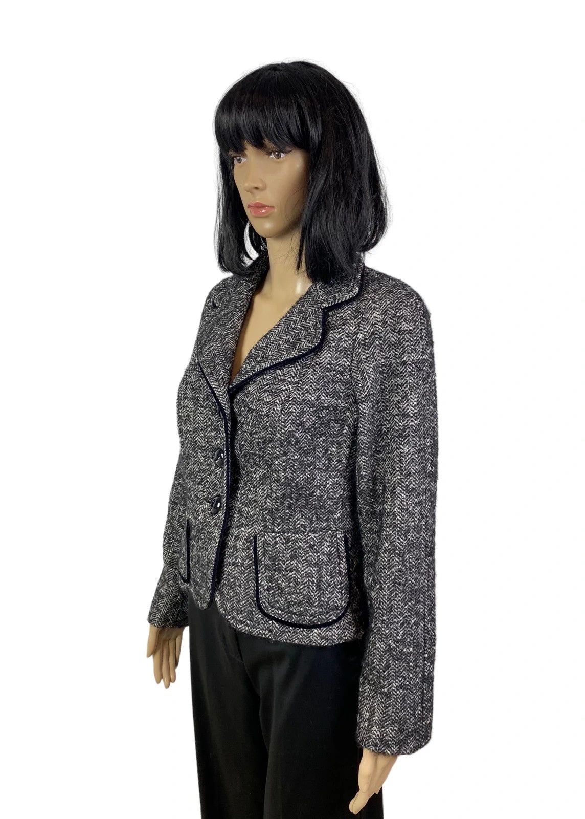 Max Mara Max Mara Wool Alpaca Blazer size GB10 US8 Size M / US 6-8 / IT 42-44 - 2 Thumbnail
