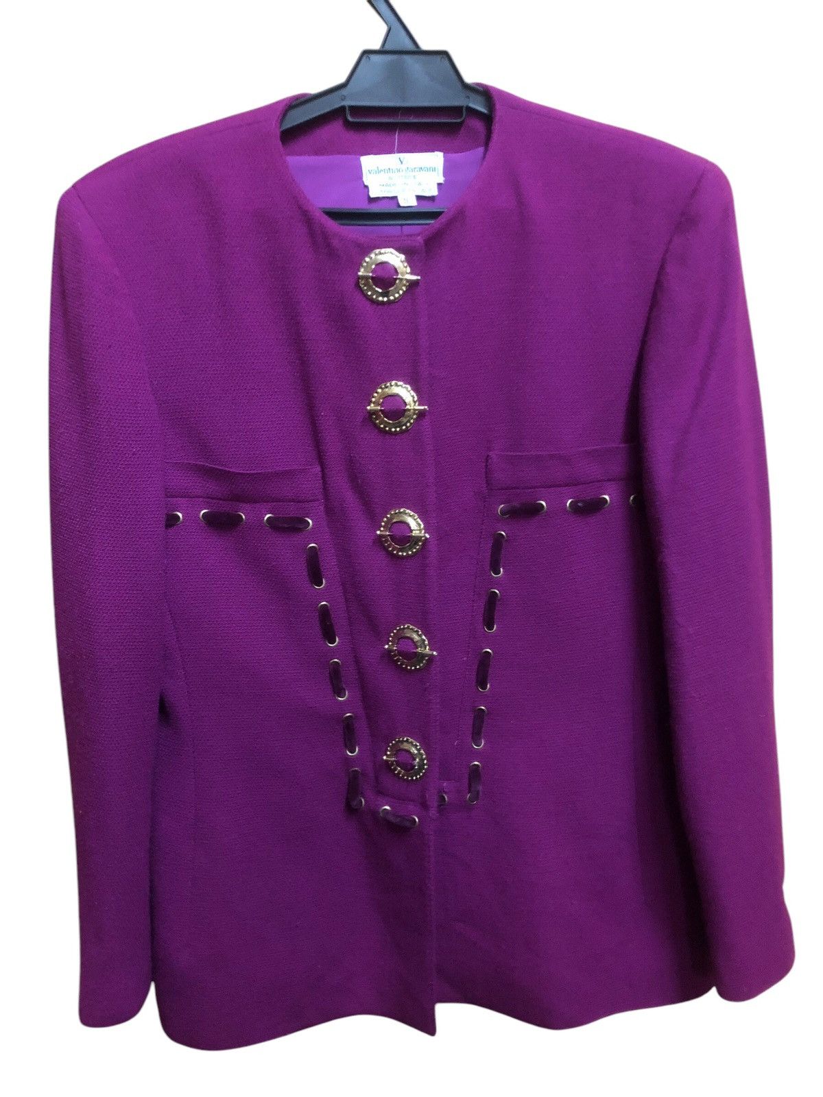 ジャケット Valentino Ivory jacket with Plusdepois print Valentino Ivory jacket with Plusdepois print | TheDoubleF