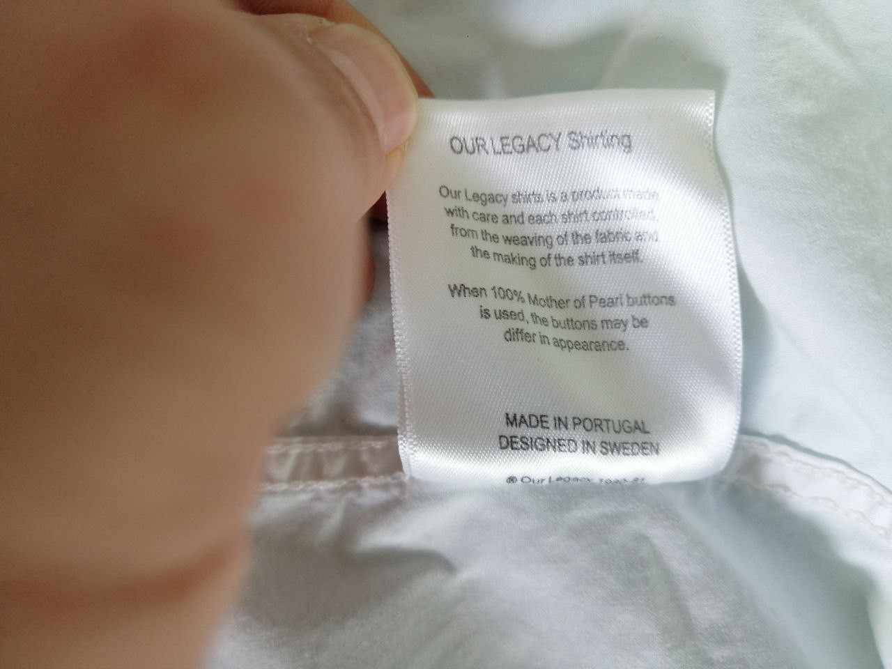 Our Legacy Our legacy White shirt Size US M / EU 48-50 / 2 - 8 Thumbnail