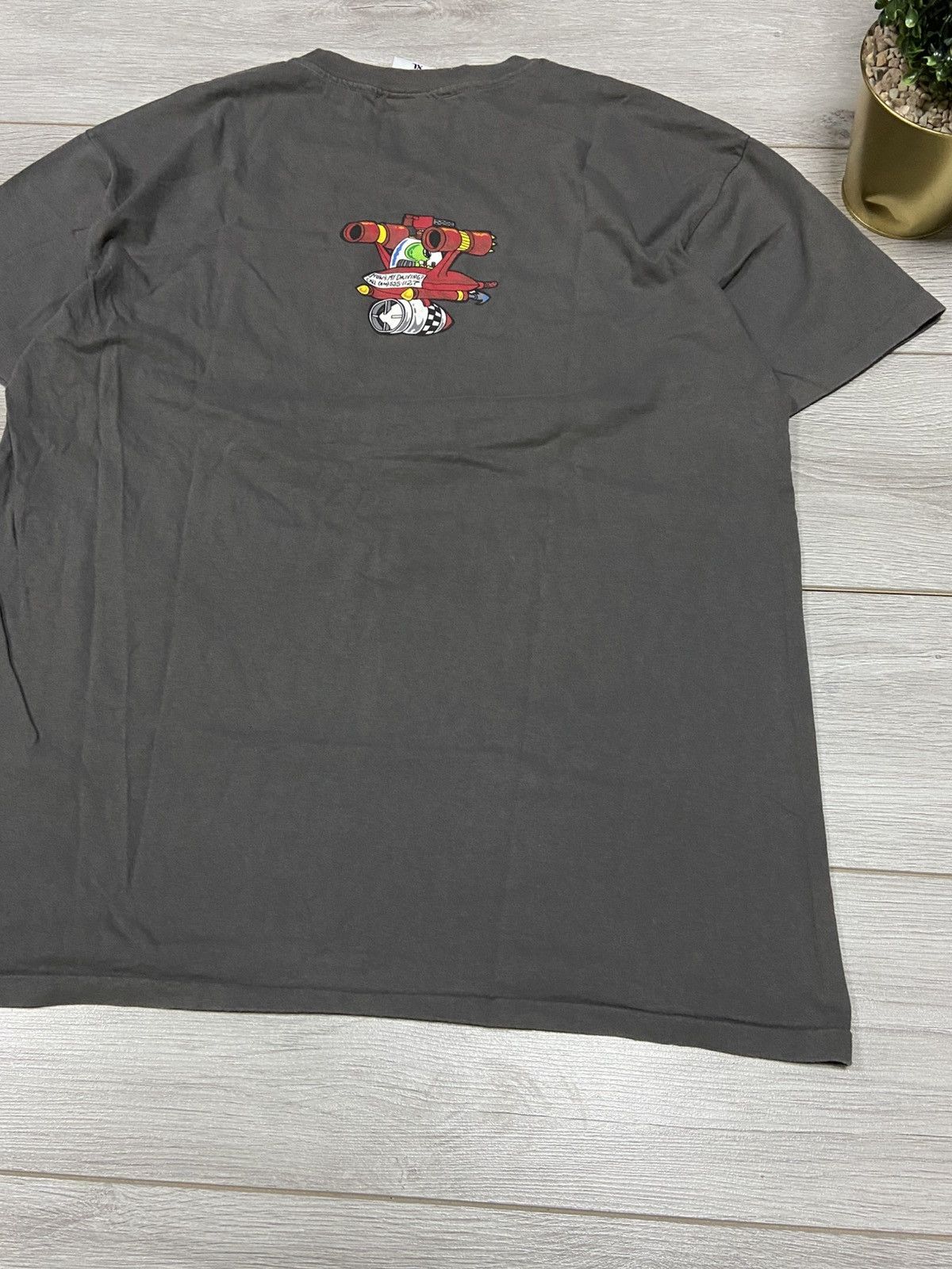 Vintage Alien Nation UFO bomb tee fun humor USA tee t-shirt Size US XL / EU 56 / 4 - 10 Thumbnail