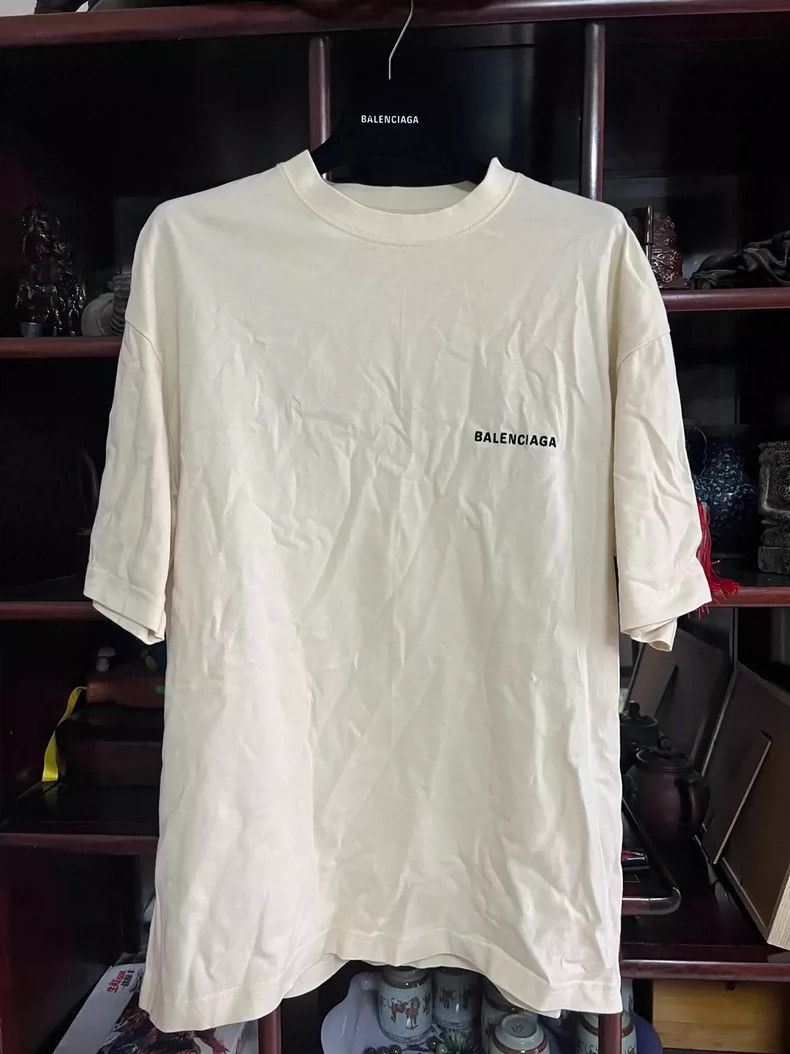 Balenciaga Balenciaga Front and Back Embroidered Letter Short Sleeve Size US XS / EU 42 / 0 - 1 Thumbnail