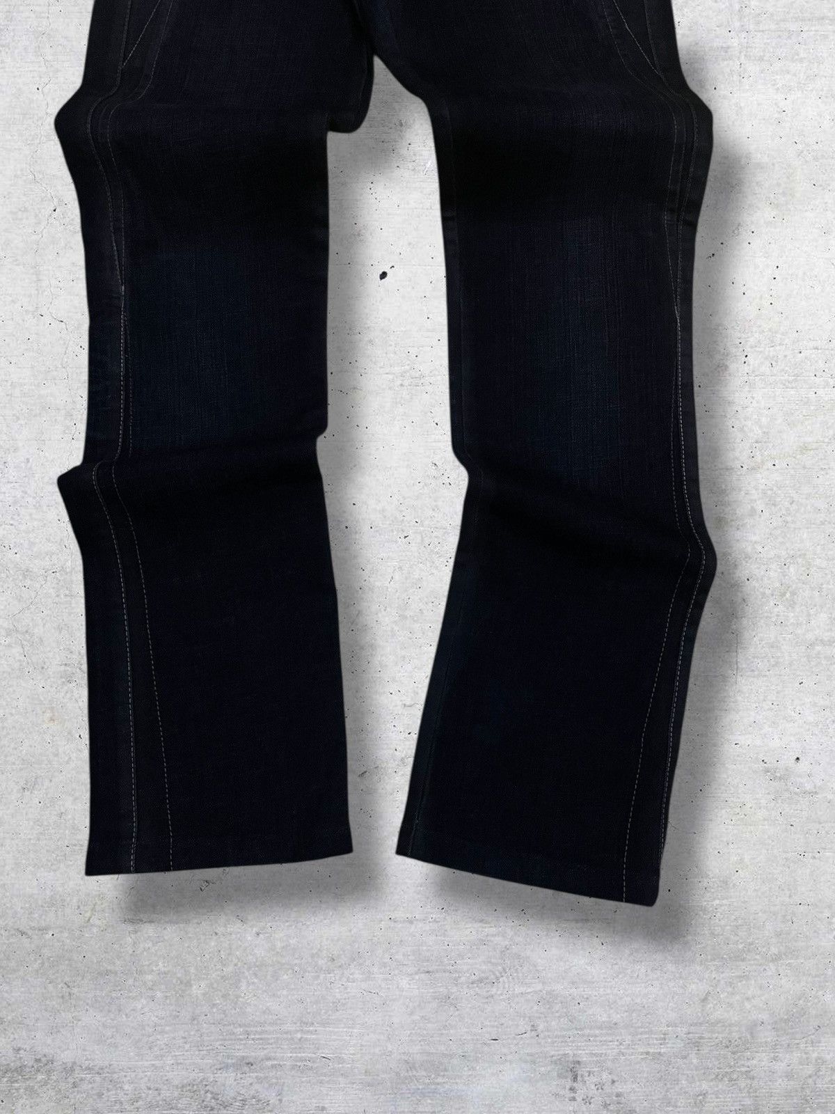 Notify VINTAGE NOTIFY CRAFTED JAPAN DESIGNER OG FLARED INDIGO DENIM Size US 28 / EU 44 - 3 Thumbnail