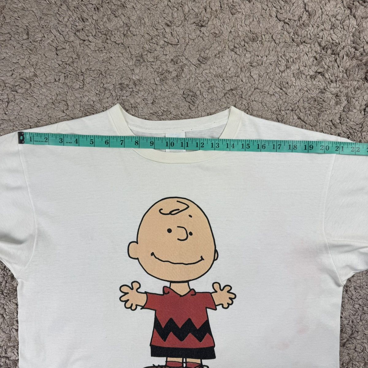 Vintage Vintage Cartoon Peanuts Charlie Brown Graphic T-shirt Size US L / EU 52-54 / 3 - 20 Thumbnail