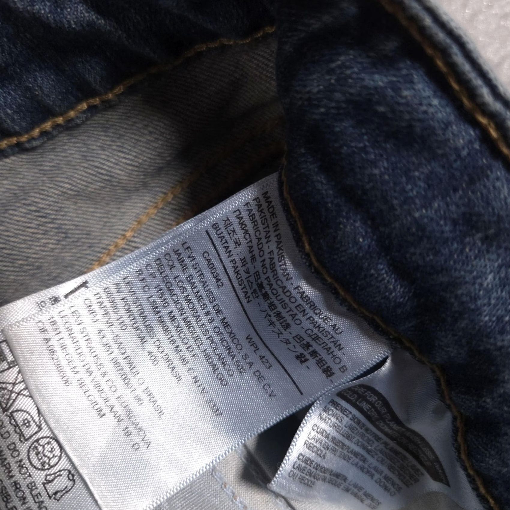Levi's Levis Jeans Womens 28 Blue High Rise Skinny Distressed Stretch Denim Medium Wash Size 28" / US 6 / IT 42 - 6 Thumbnail