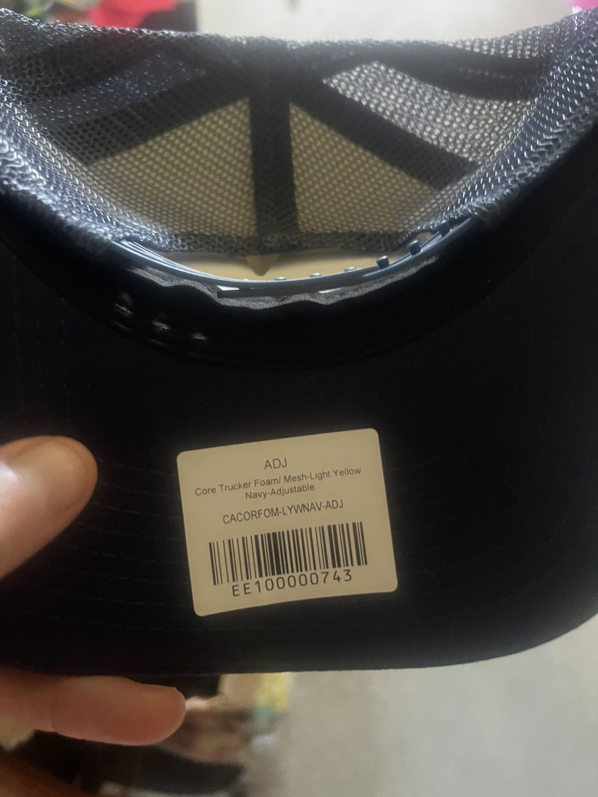 Eric Emanuel Eric Emanuel navy trucker SnapBack hat Size ONE SIZE - 4 Thumbnail