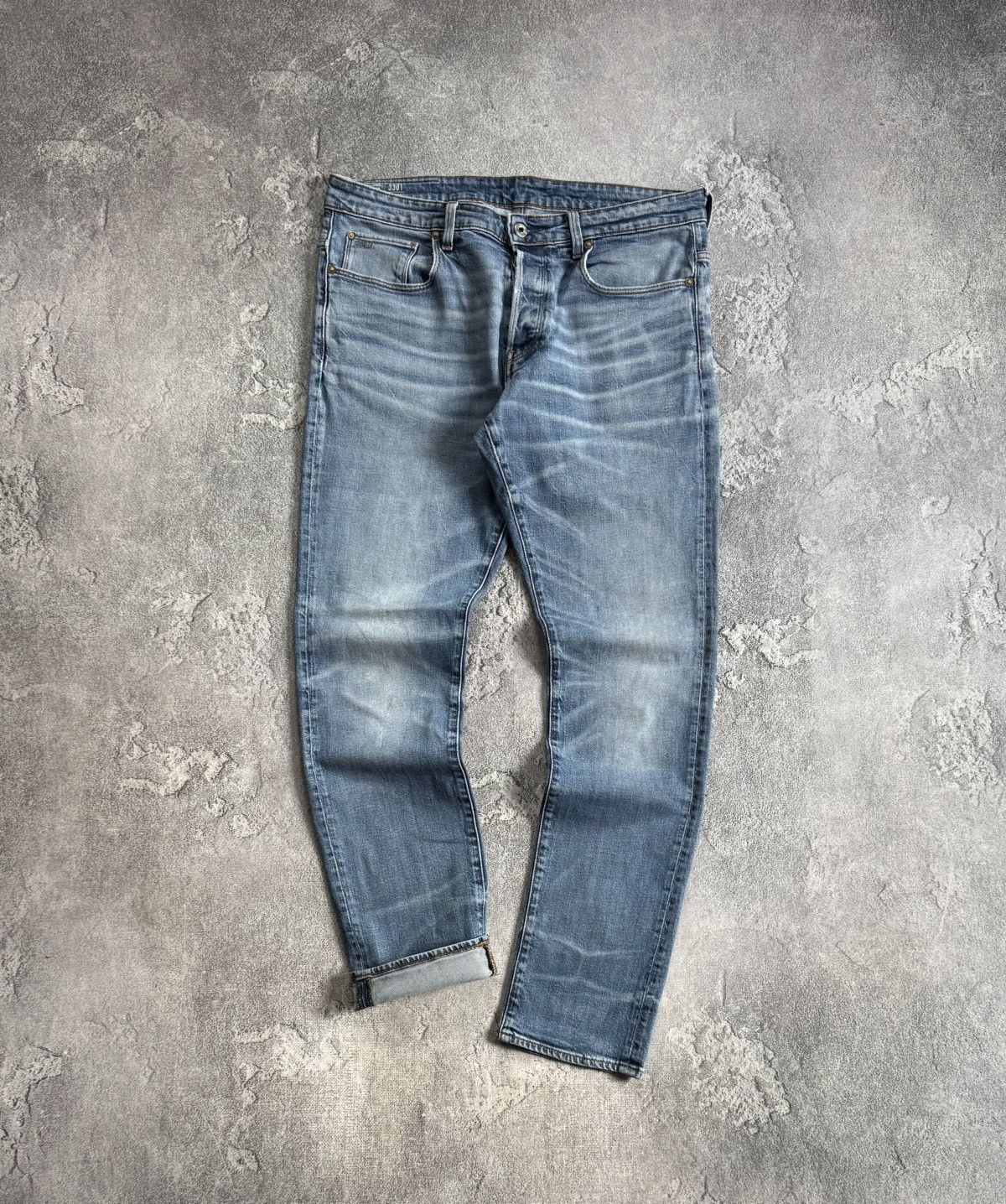 G-Star G star raw 34/32 3301 tapered denim pants jeans trousers Size US 34 / EU 50 - 8 Thumbnail
