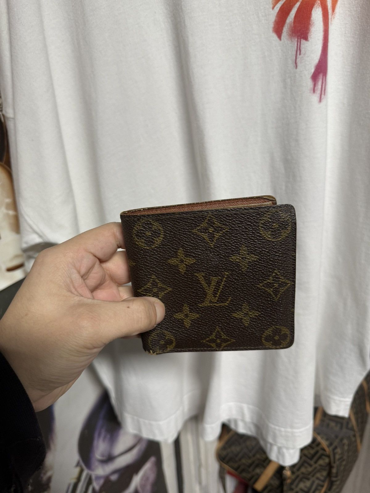 Louis Vuitton Louis Vuitton Monogram Brown Leather Bifold Wallet Preowned Size ONE SIZE - 14 Thumbnail