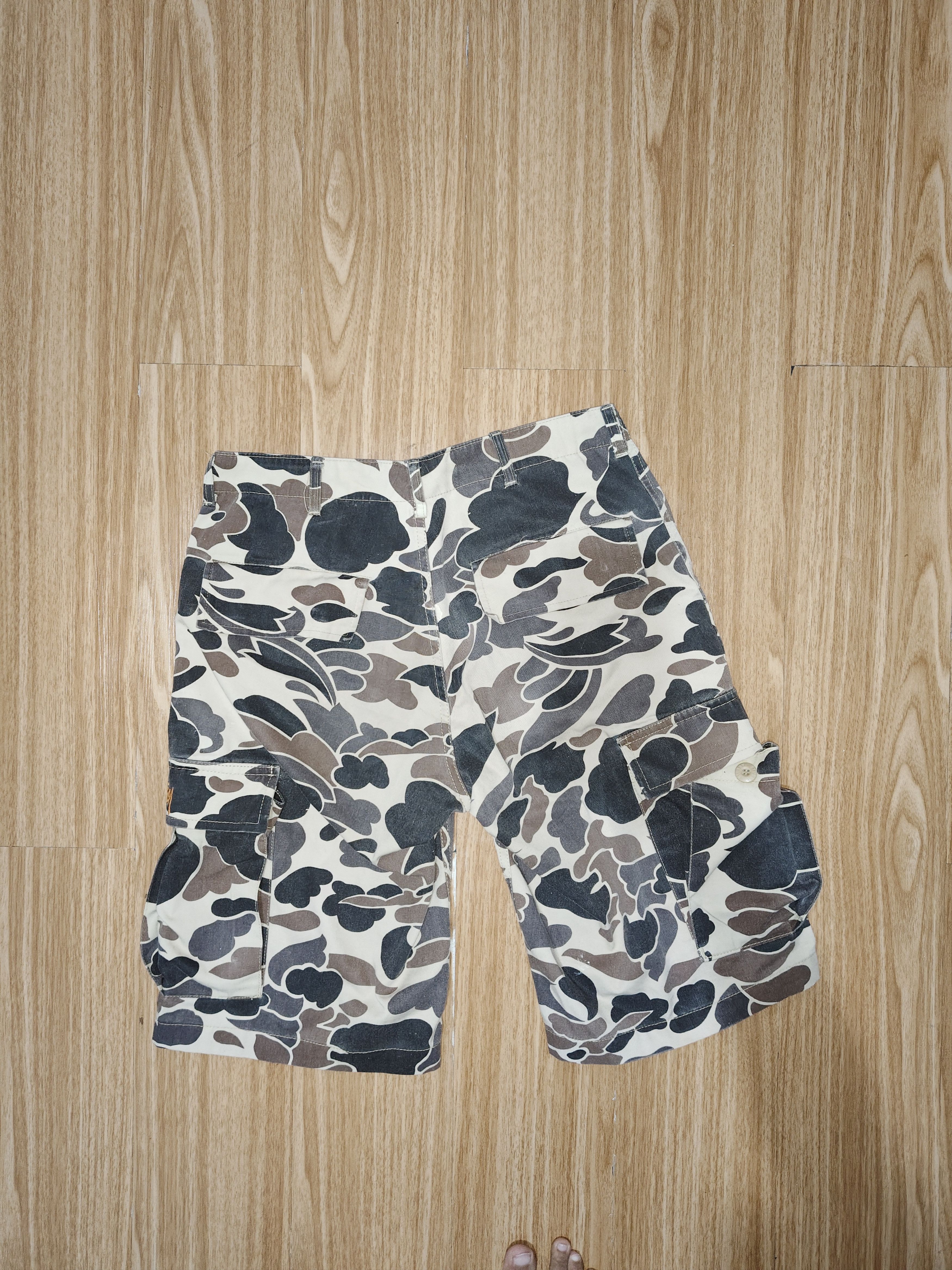 Stussy Vintage mid 90's stussy cargo pants camo Size US 34 / EU 50 - 9 Thumbnail