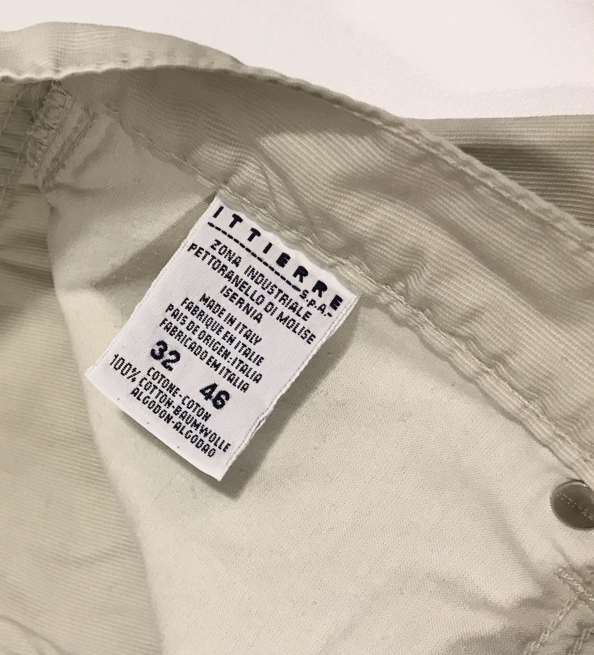 Versace Jeans Couture Vintage Versace Jeans Couture Velvet Pants Men's 32 Beige Size US 32 / EU 48 - 10 Thumbnail