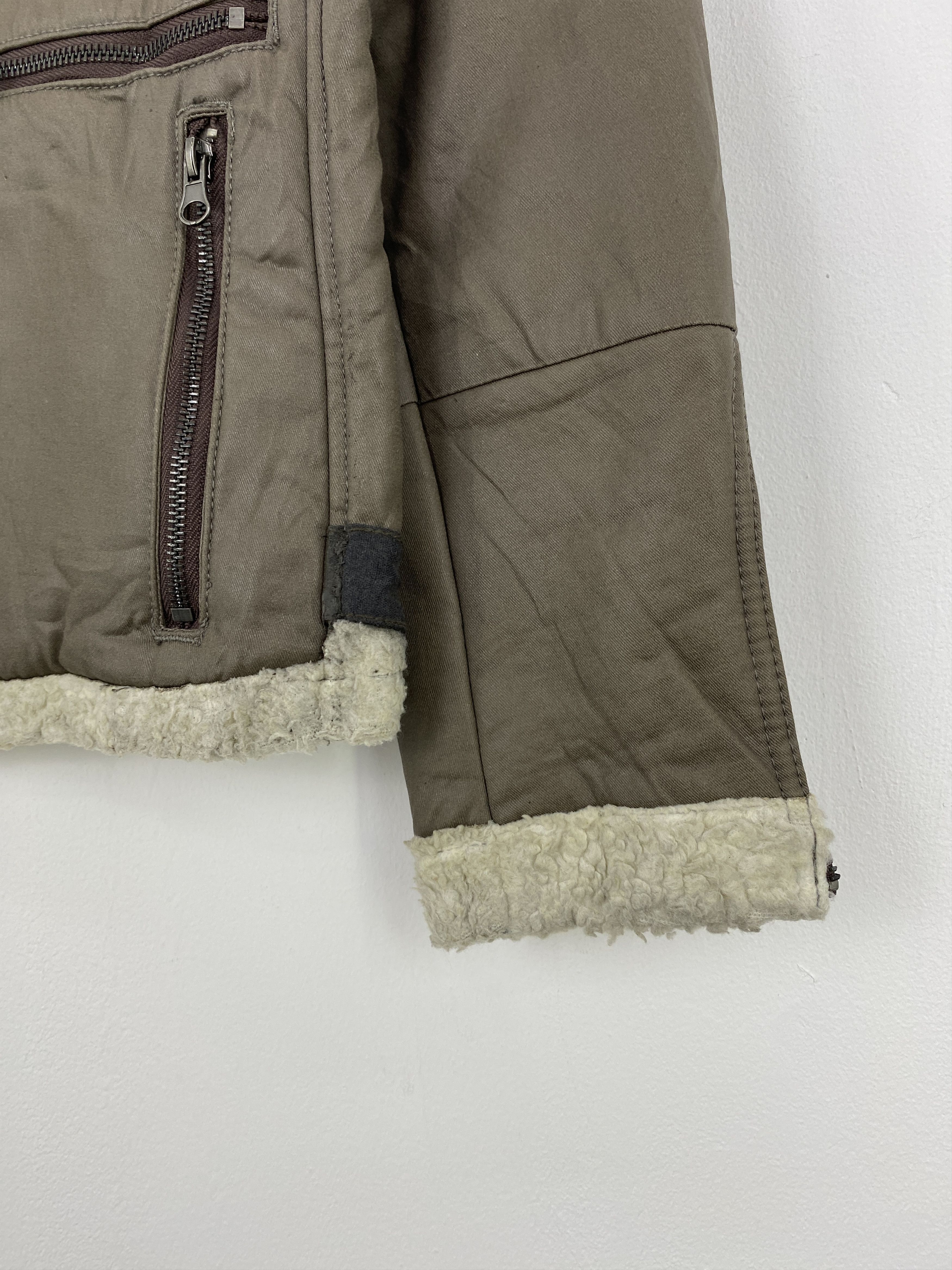 Japanese Brand Vintage Ace Cafe London Bomber Sherpa Jacket J1815 Size US M / EU 48-50 / 2 - 4 Thumbnail