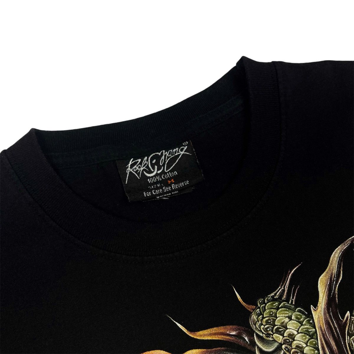 Band Tees × Japanese Brand Rock Chang 3D Dragon Glow In The Dark T-Shirt Size US M / EU 48-50 / 2 - 4 Thumbnail