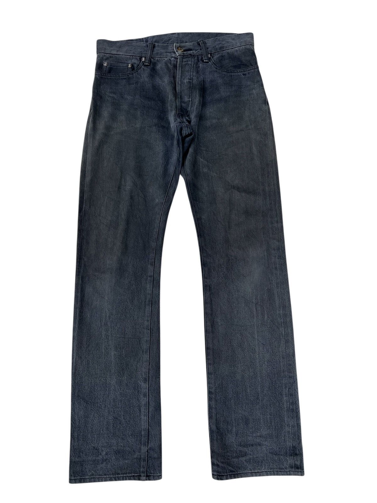 Vintage Celt&Cobra Japan Faded Mud Black Denim Selvedge Jeans Size US 29 - 1 Thumbnail