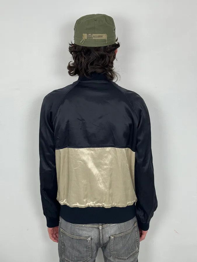 Dries Van Noten Dries Van Noten Beige & Navy Reversible Bomber Jacket Size US M / EU 48-50 / 2 - 7 Thumbnail