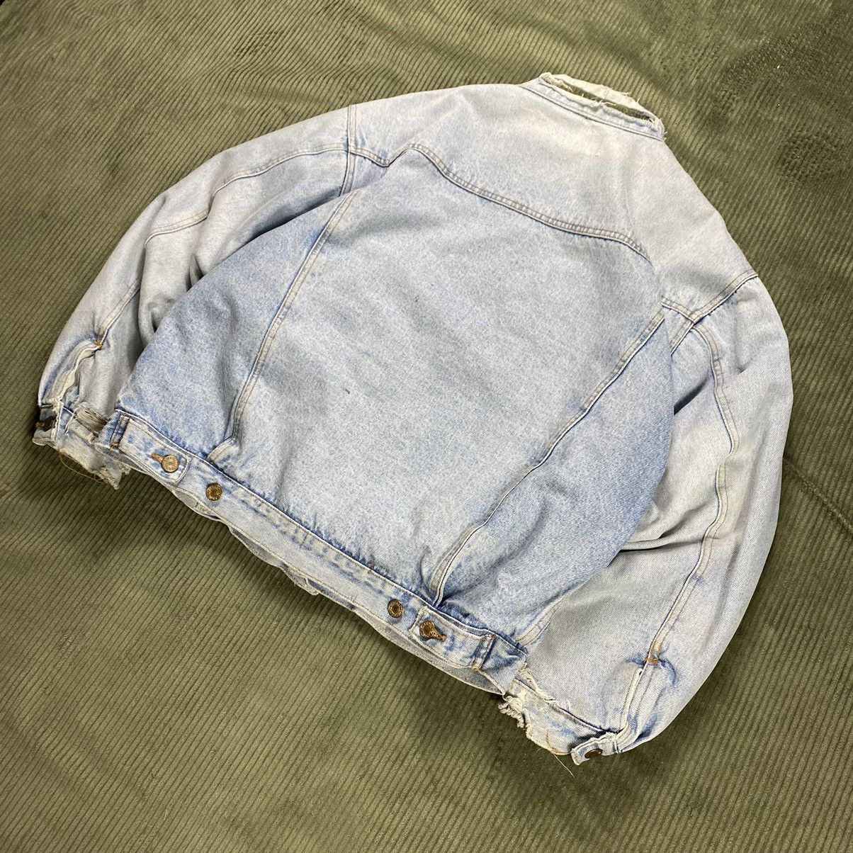Thrashed Faded Denim Jacket