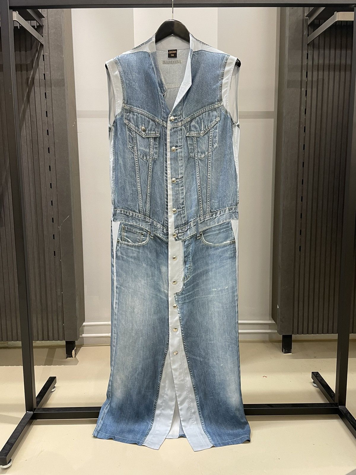 Débardeur Vintage Trompe-l'œil Jean-Paul Gaultier - Taille M - Très Bon État Occasion