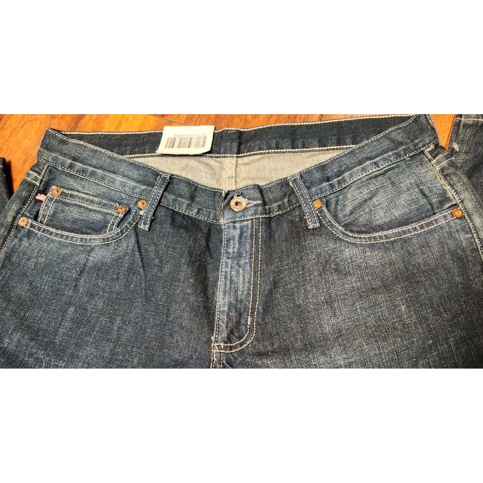 Polo Ralph Lauren Polo Ralph Lauren Whitney Button Vent Women's Jeans 32x32 Denim NWT 90s Bohemian City College Festival Retro Logo Genuine Leather? Size 34" / US 12 / IT 48 - 5 Thumbnail