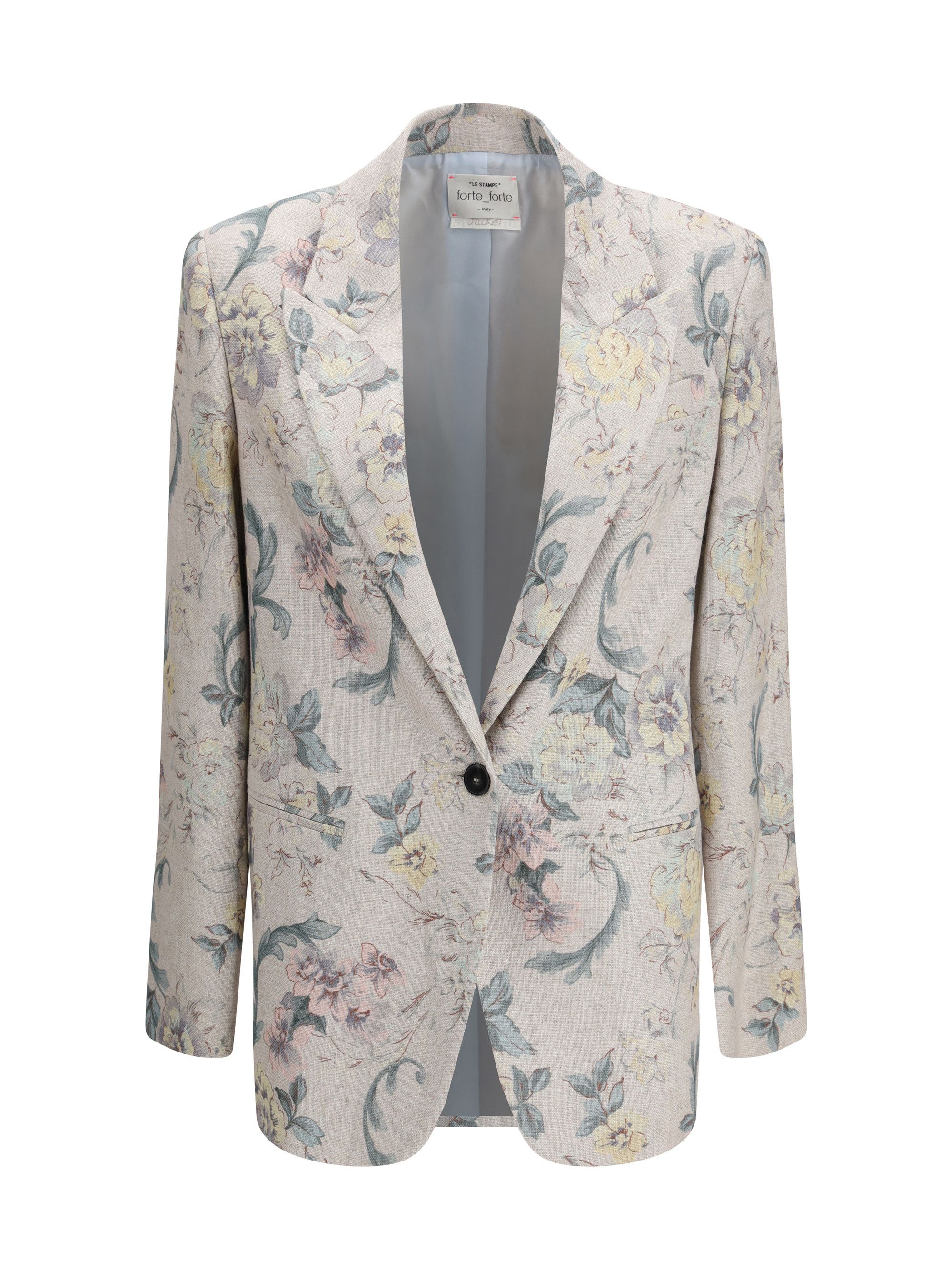 forte_forte “Peonia My Love” hopsack linen-blend Jacket Size M / US 6-8 / IT 42-44 - 1 Thumbnail