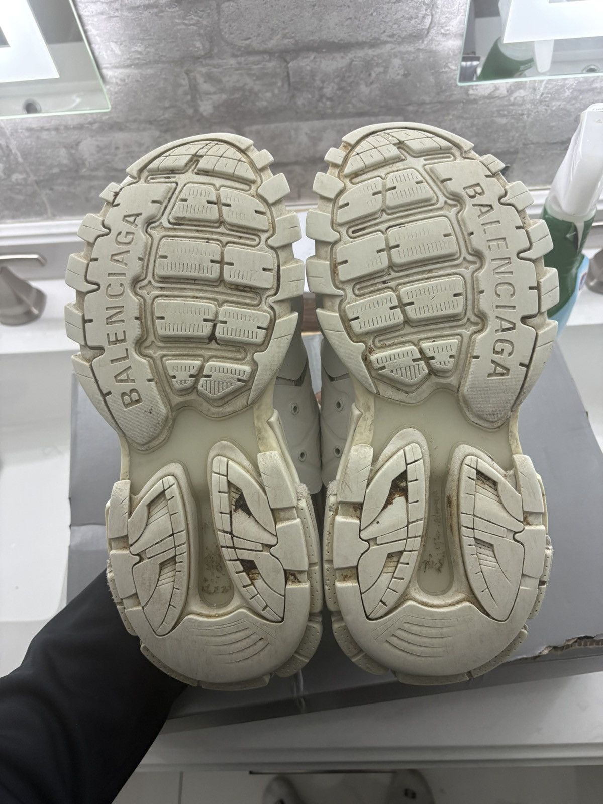 Balenciaga White Balenciaga Tracks Size US 9 / EU 42 - 5 Thumbnail