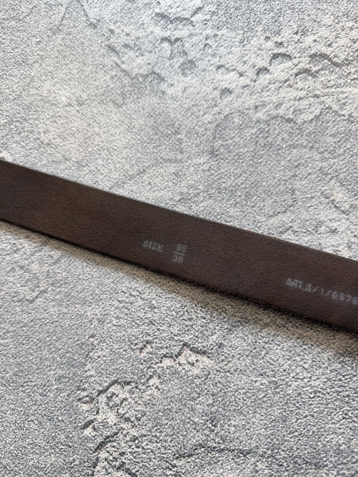 Levi's Vintage Levis Belt Brown Leather Y2K Size 38 - 3 Thumbnail