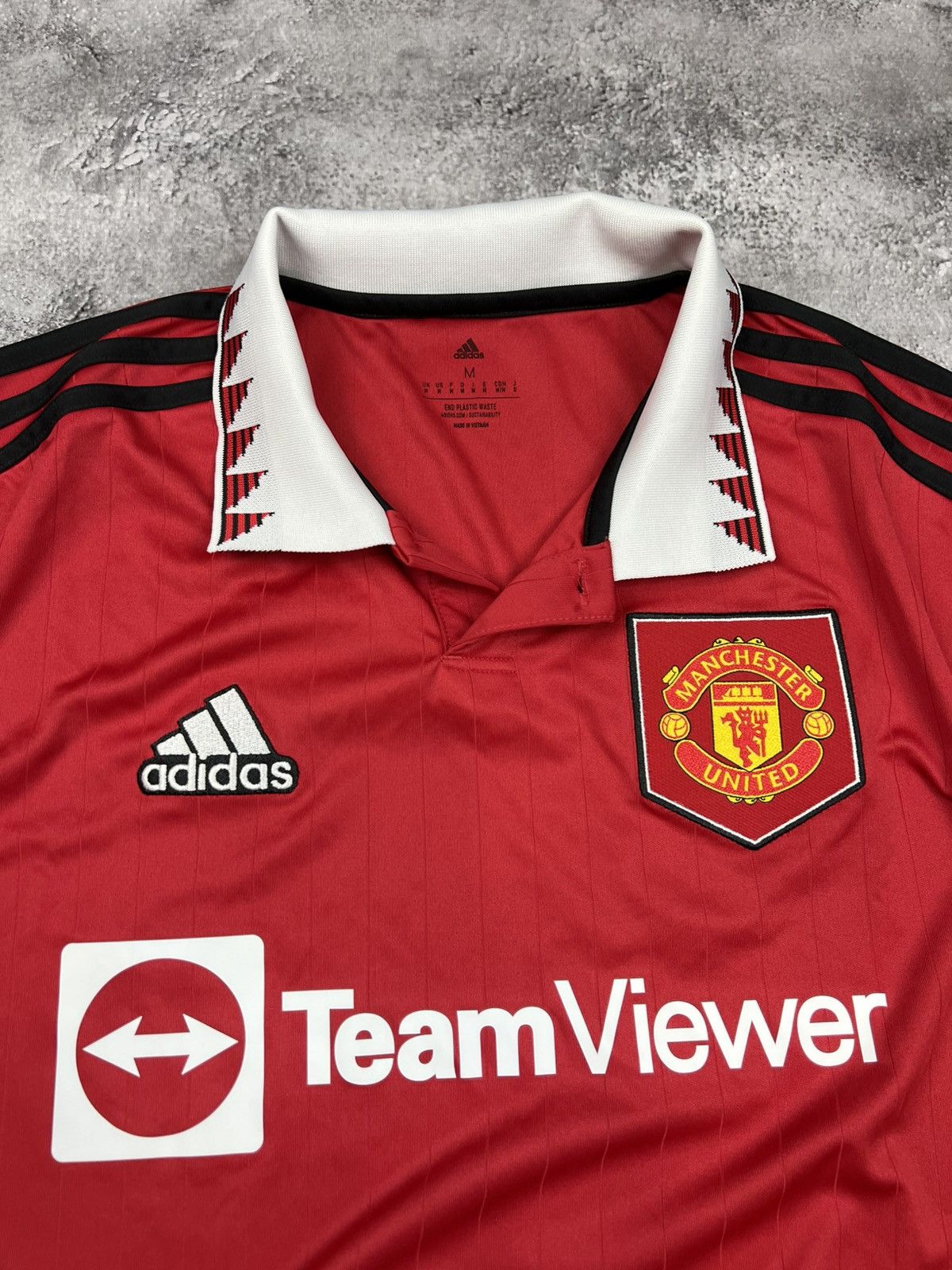Adidas Manchester United Adidas 2022/2023 Home Kit Soccer Jersey Size US M / EU 48-50 / 2 - 2 Thumbnail