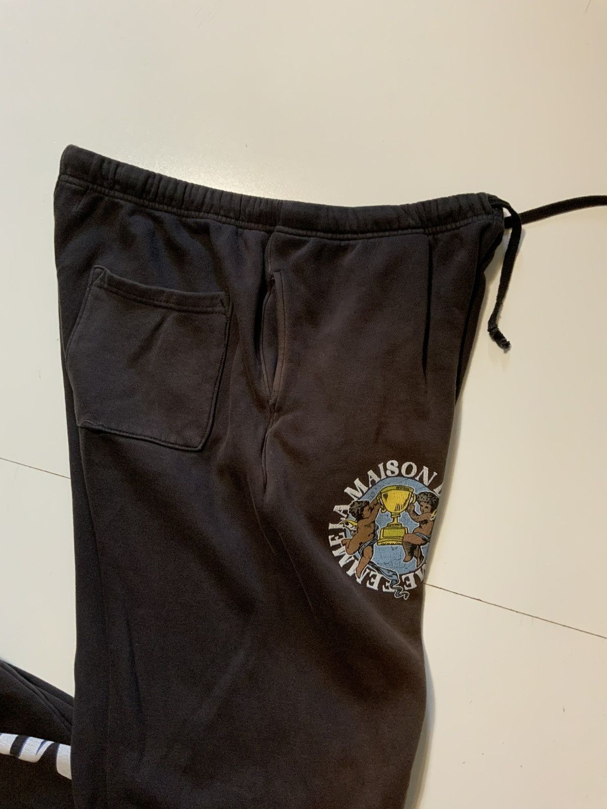 Homme + Femme La Homme Femme LA Maison Fleece Cherub Angel Jogger Sweatpants Size US 36 / EU 52 - 9 Thumbnail