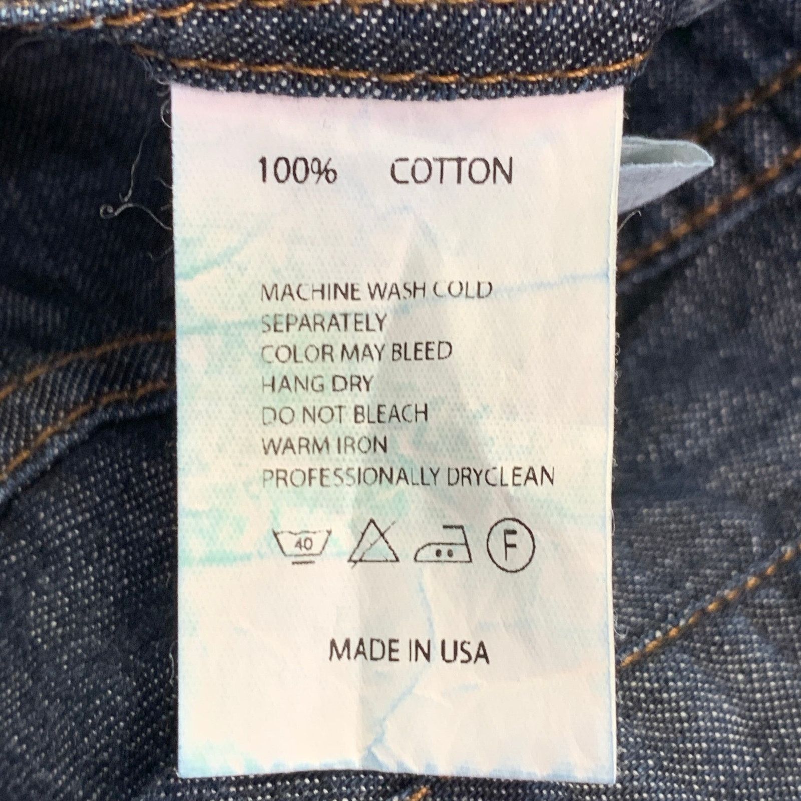 Engineered Garments 34 Blue Contrast Stitch Cotton 5 Pocket Jeans Size US 34 / EU 50 - 5 Thumbnail
