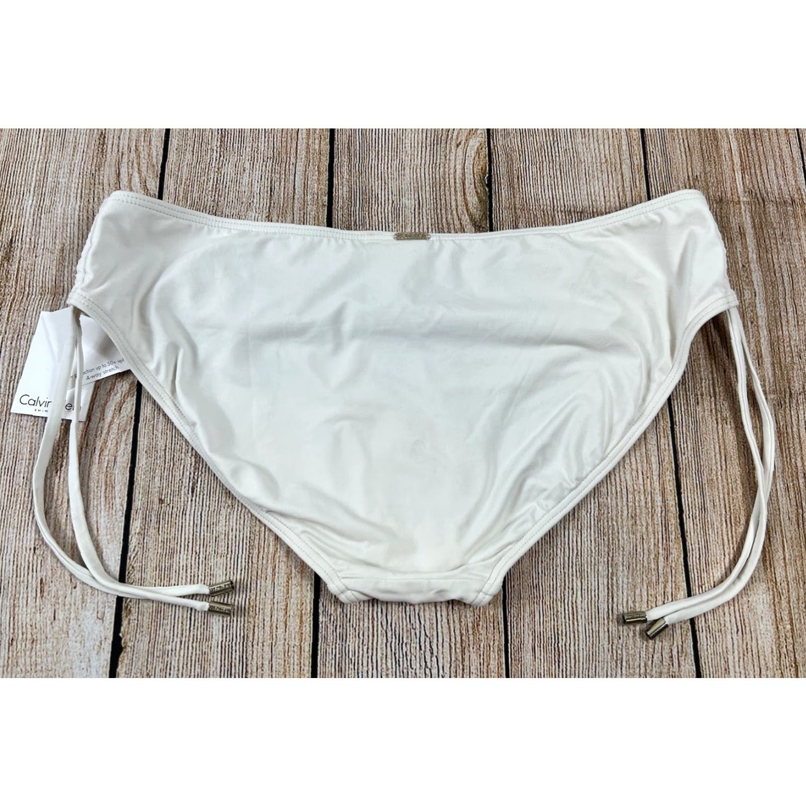 Calvin Klein Calvin Klein Bottoms Swimwear White UV-Protection NWT Womens XL Size 40" / US 18 - 5 Thumbnail