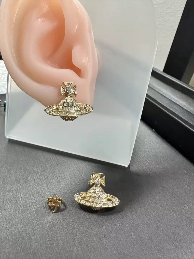 Vivienne Westwood Vivienne Westwood Saturn earring Size ONE SIZE - 2 Thumbnail