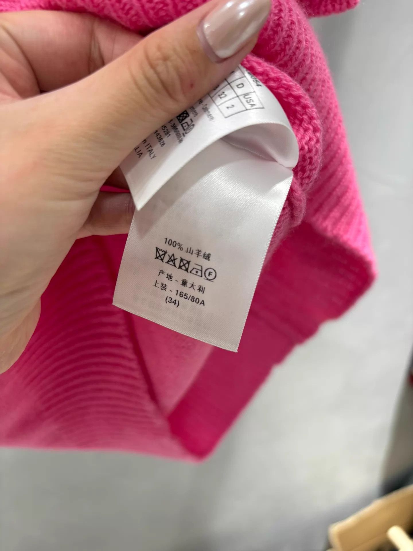 Dior Dior Pink Lucky Star Cashmere SS Top 34 Size XS / US 0-2 / IT 36-38 - 4 Thumbnail