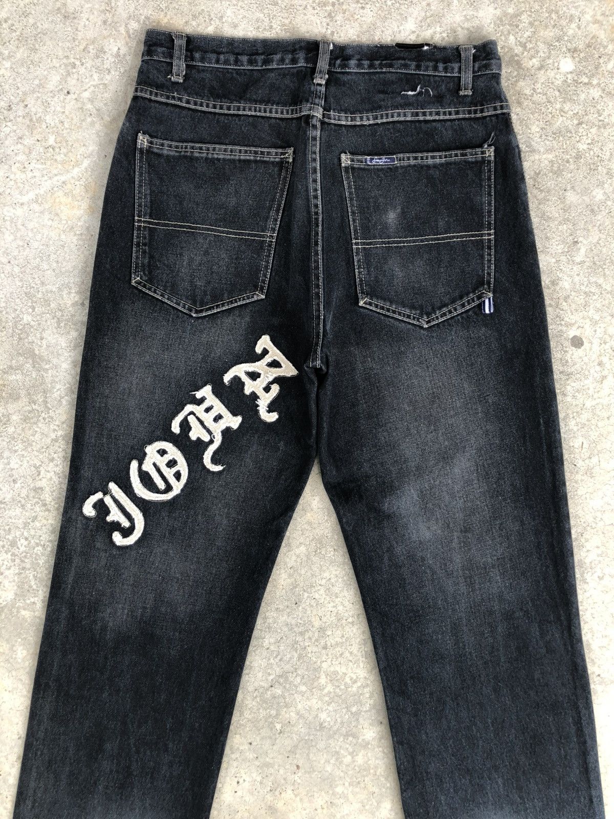 Sean John Sean John Embroidered Jeans Baggy Jeans Distressed Size US 31 - 8 Thumbnail