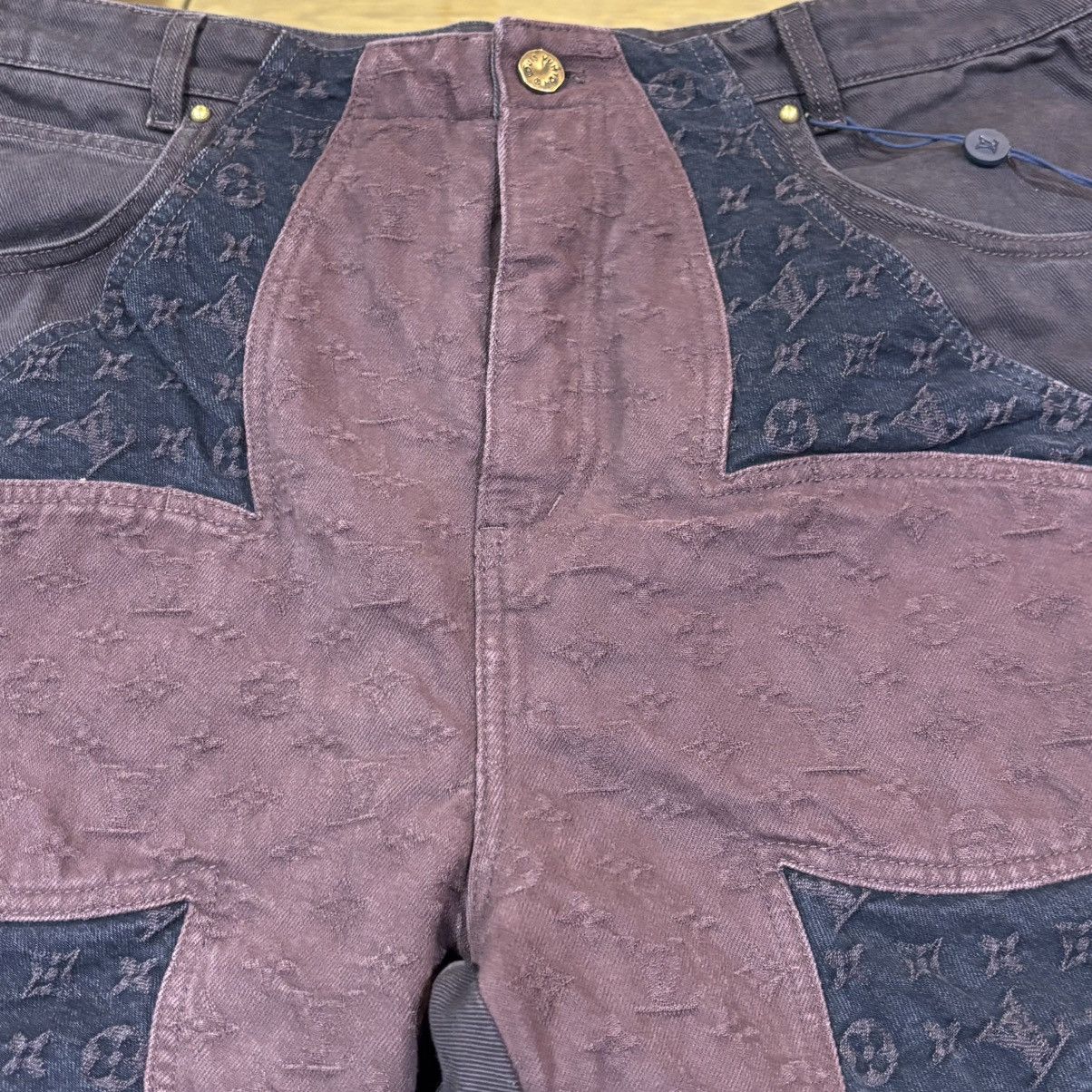 Louis Vuitton Louis Vuitton Monogram Flower Denim Pants Size US 38 / EU 54 - 8 Thumbnail