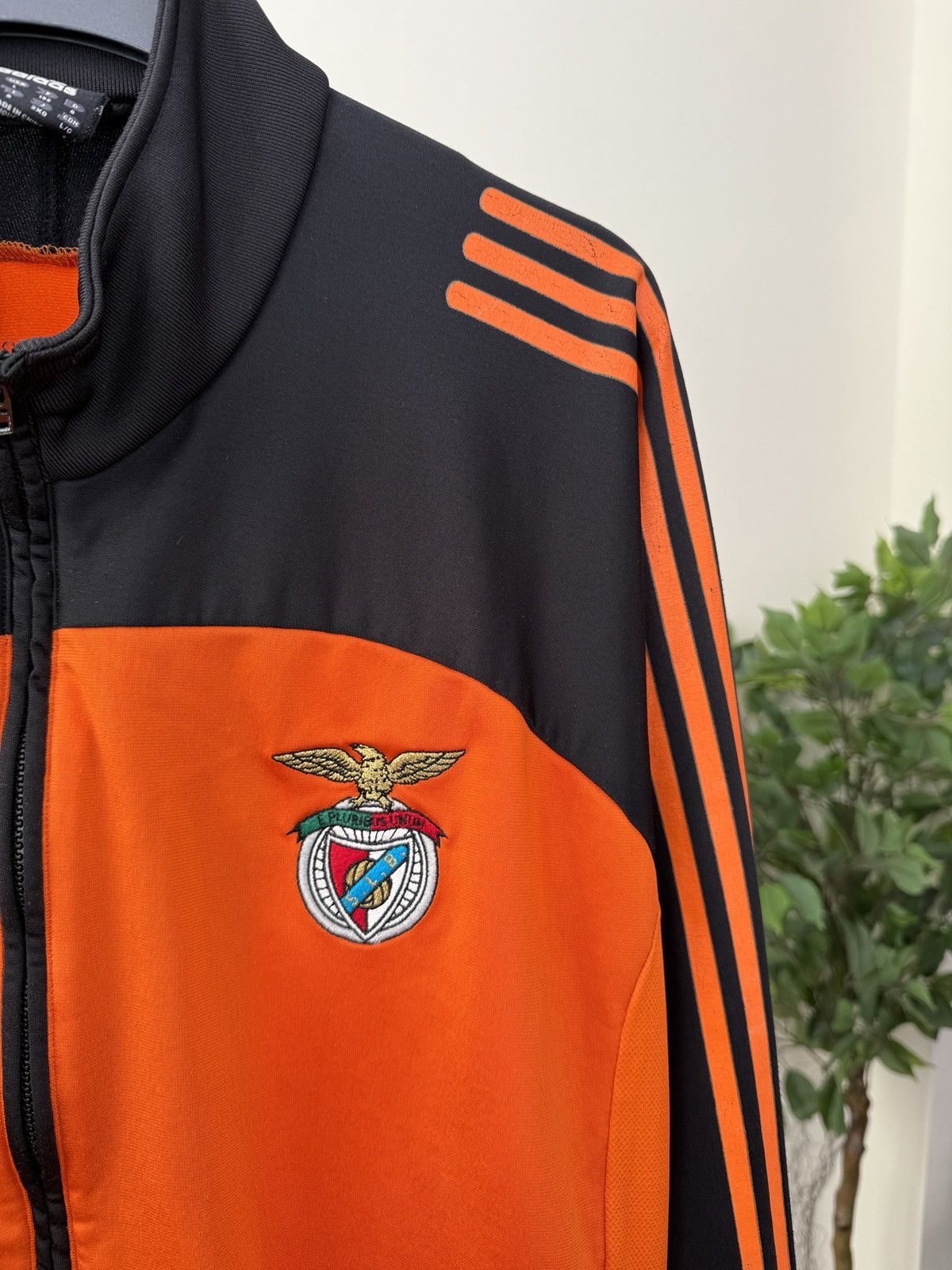 Adidas Vintage Benfica 2002 Training football Adidas Track Jacket Size US L / EU 52-54 / 3 - 2 Thumbnail