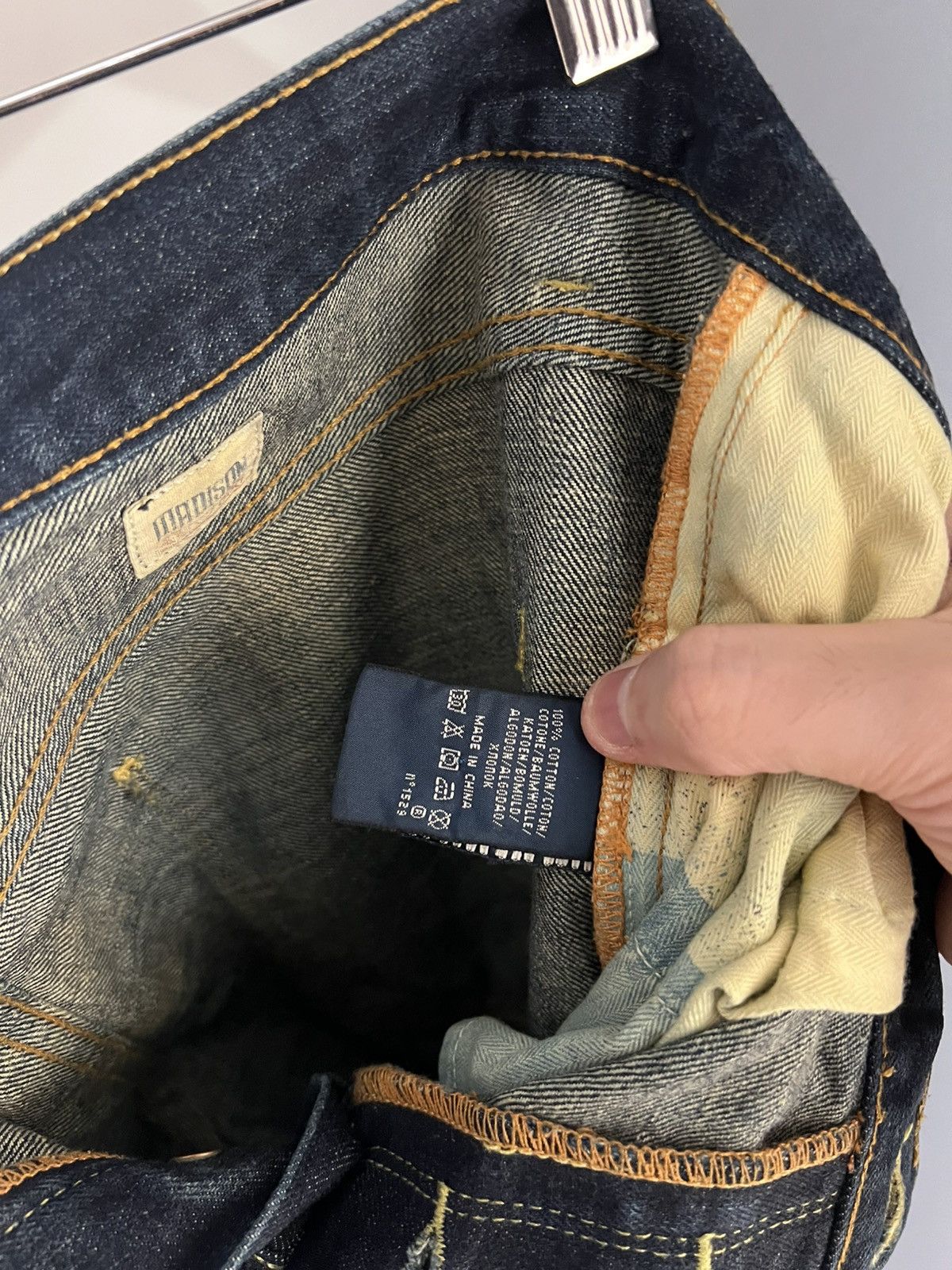 Polo Ralph Lauren VINTAGE POLO RALPH LAUREN DENIM SELVEDGE JAPAN JEANS RETRO CASUAL DESIGNER Y2K 90s Size US 31 - 17 Thumbnail