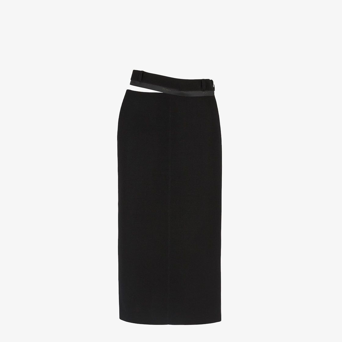 Fendi o1s1wg110225 Skirt in Black Size 32" / US 10 / IT 46 - 2 Thumbnail
