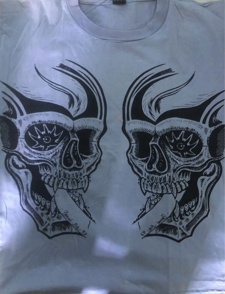 Other Vintage Tattoo 97 tee, Skulls Size M / US 6-8 / IT 42-44 - 2 Thumbnail