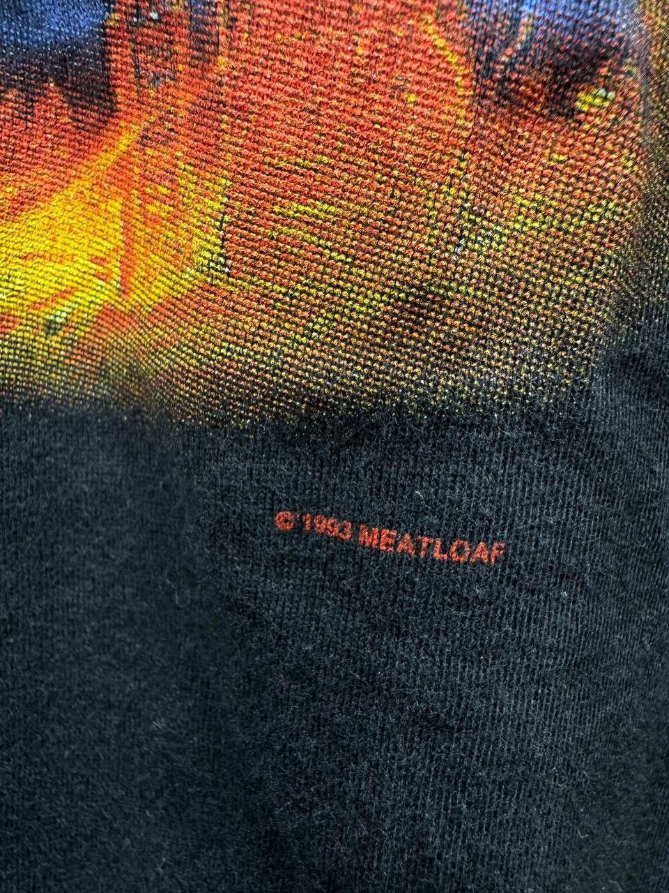 Band Tees Vintage 1993 Meat Loaf Everything Louder World Tour Shirt Size US XL / EU 56 / 4 - 4 Thumbnail