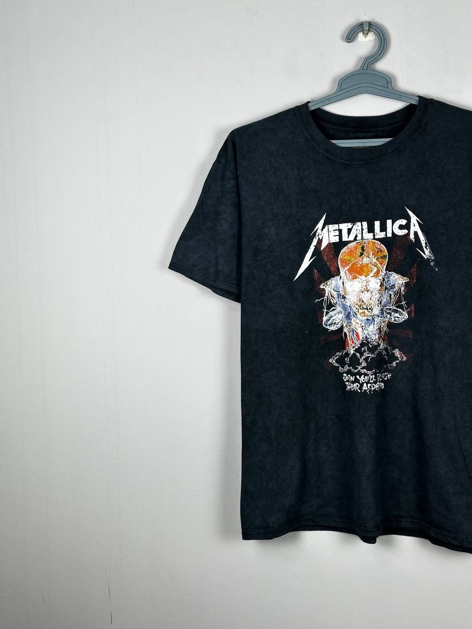 Band Tees Streetwear Metallica Metal Rock Band Faded T Shirt Size US XL / EU 56 / 4 - 2 Thumbnail