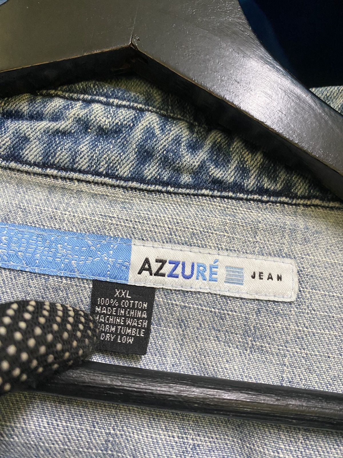 Other VINTAGE AZZURE JEAN CHORE JACKET Size US XXL / EU 58 / 5 - 4 Thumbnail