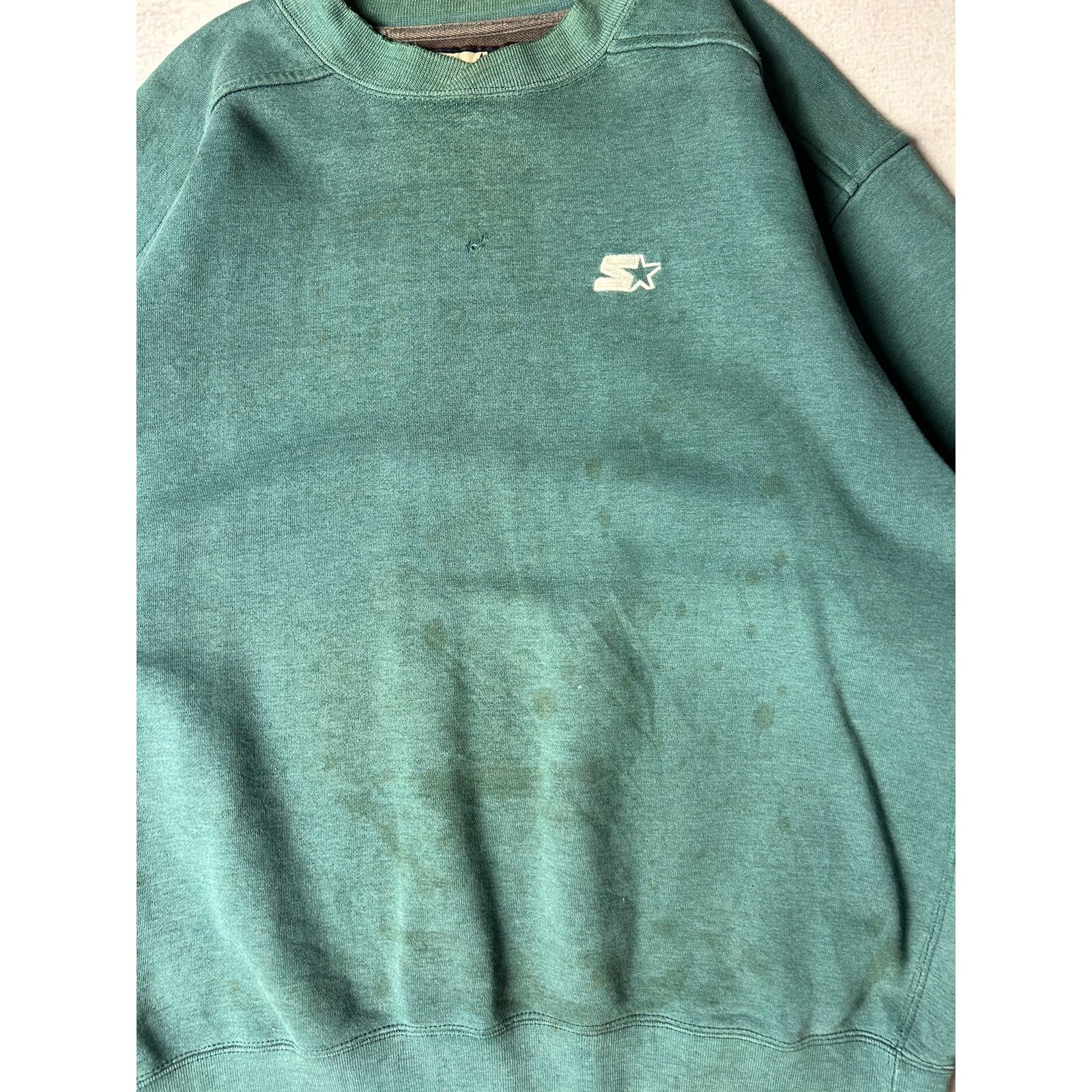 Starter Vintage 90s Starter Tonal Crewneck Sweatshirt - Men's Medium Size US M / EU 48-50 / 2 - 4 Thumbnail