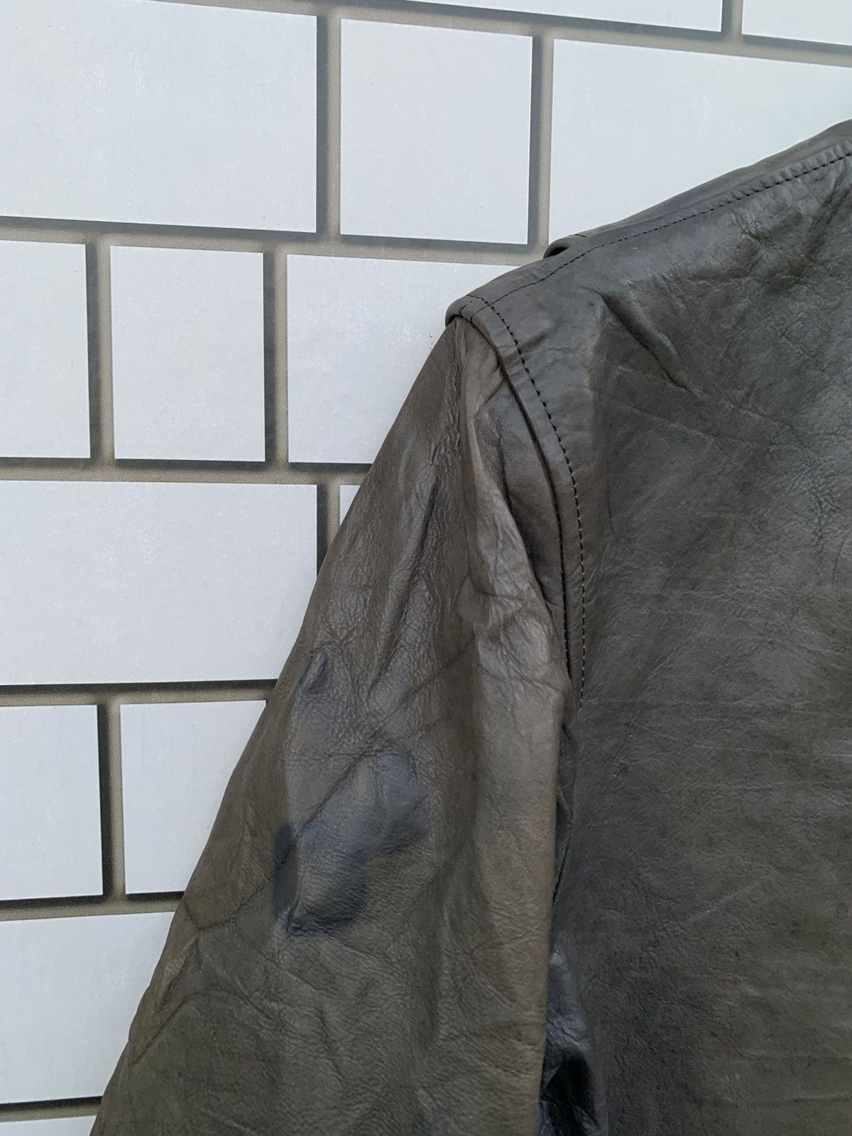 14th Addiction Vintage Japanese Brand Cuir Standard Leather Jacket Size US L / EU 52-54 / 3 - 12 Thumbnail