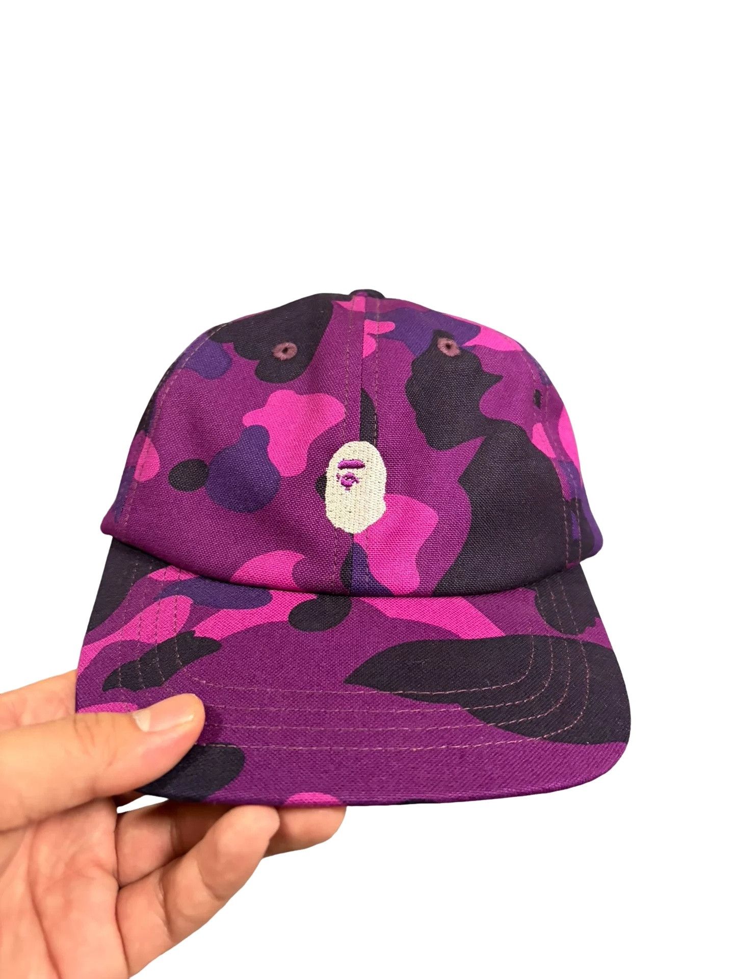 Bape A Bathing Ape Purple Camo Baseball Cap One Size Size ONE SIZE - 1 Thumbnail