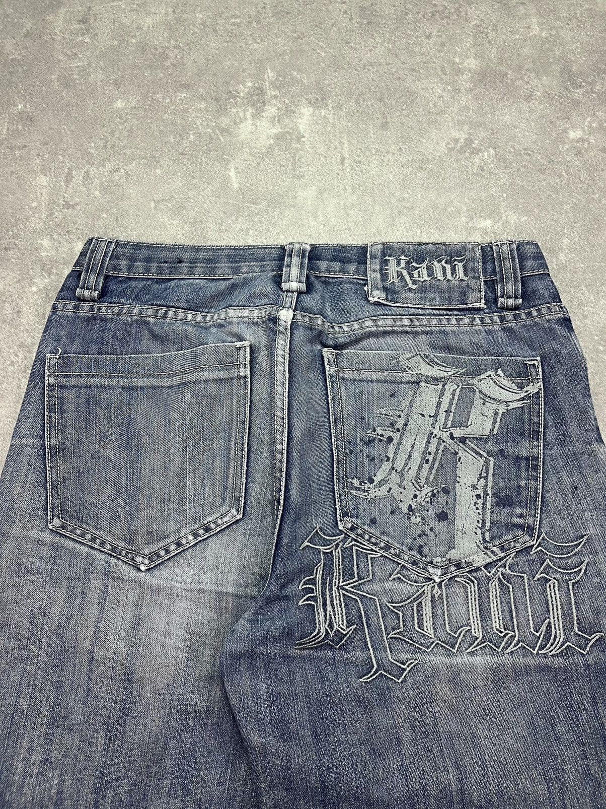 Karl Kani Karl Kani Big Logo Printed Baggy Denim Shorts Jorts 32 Size US 30 / EU 46 - 9 Thumbnail