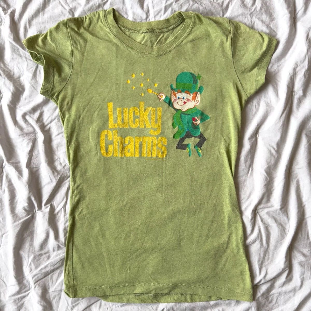 Other Small Lucky Charms Cereal Green Retro Rainbow General Mills Size S / US 4 / IT 40 - 1 Thumbnail