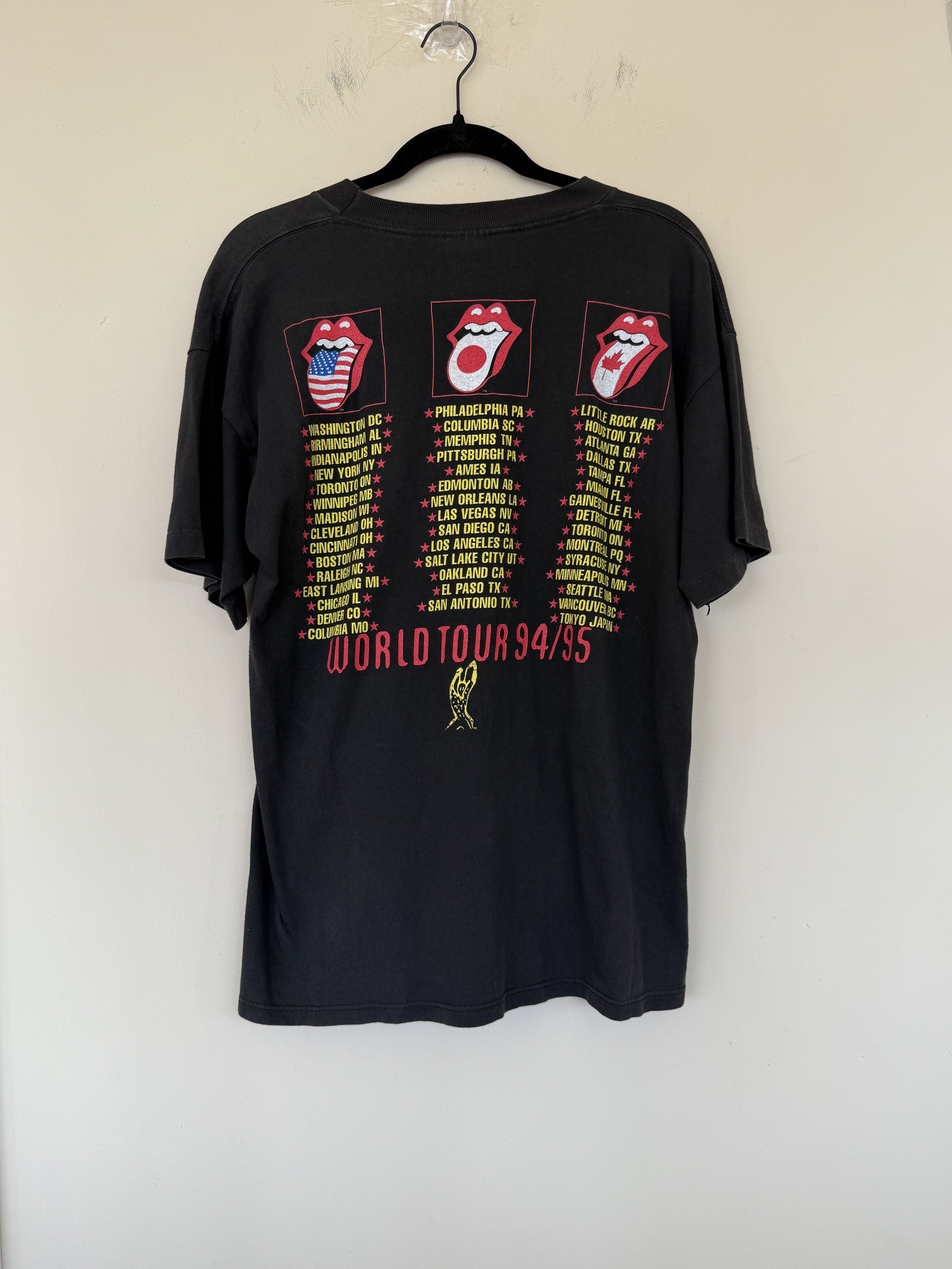 Vintage Rolling Stones World Tour 1994 Size US L / EU 52-54 / 3 - 2 Thumbnail