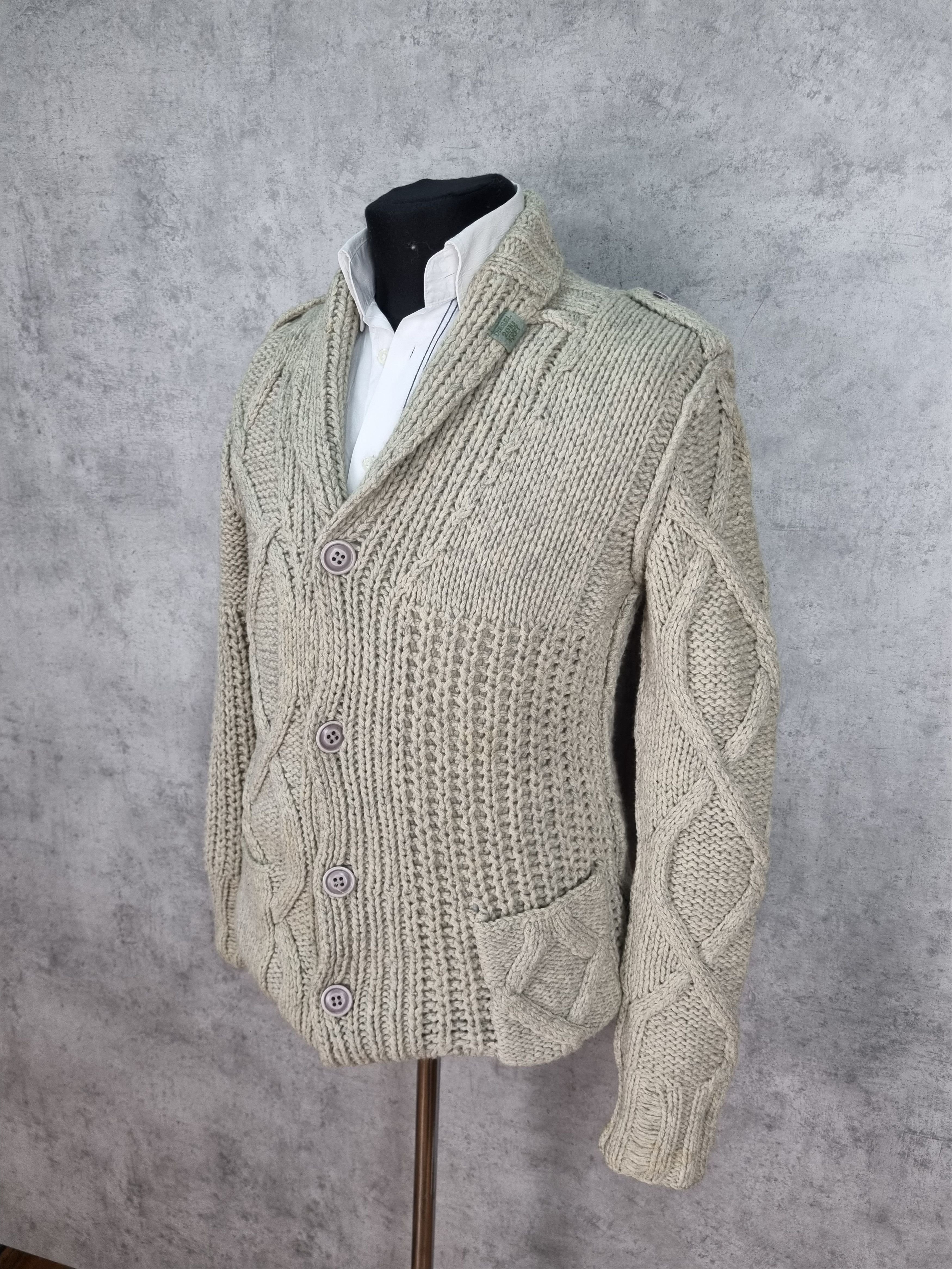 Diesel × Vintage Diesel Gorgeous Heavy Knitted Cardigan Size US S / EU 44-46 / 1 - 9 Thumbnail