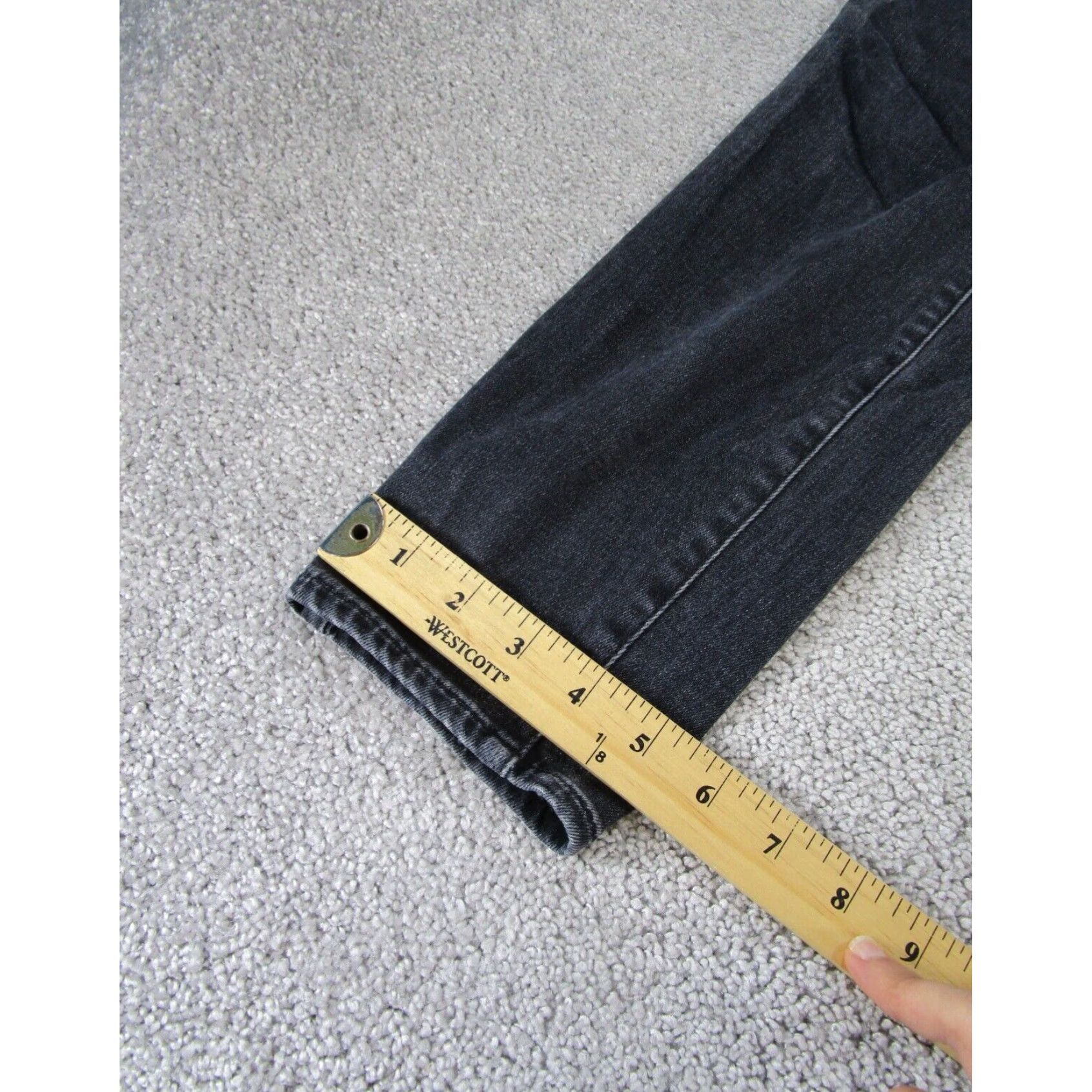 Madewell Madewell High Rise Skinny Jeans Womens Black Denim Size 31 Size 24" / US 00 / IT 34 - 5 Thumbnail