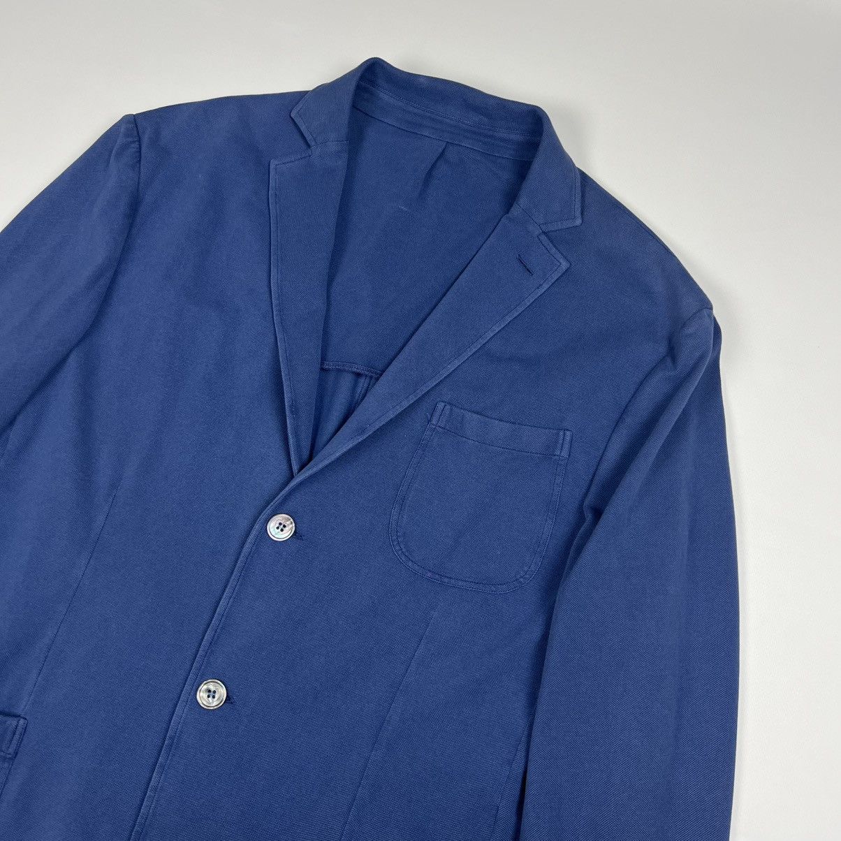 Cruciani Cruciani Lightweight Cotton Blazer Jacket IT 54 Slim Fit Size US L / EU 52-54 / 3 - 2 Thumbnail